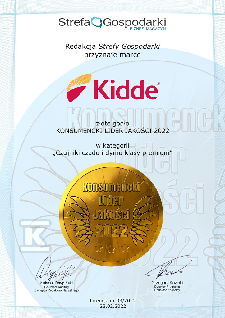 Detector de monoxid de carbon Kidde - KID-K5CO