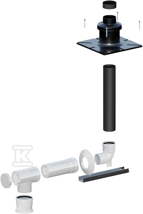 Chimney, connection kit for condensing - ZB-33A