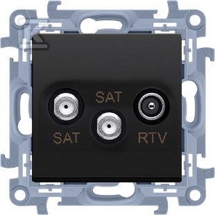 Double satellite antenna socket - CASK2.01/49