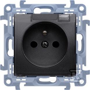 Socket IP44 WITHOUT GASKET, transparent - CGZ1BCU.01/49A