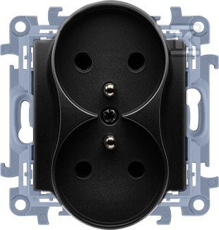 Double earthed plug socket (module) - CGZ2M.01/49