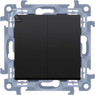 Doppeltaster (Modul) 10AX, 250V~, - CP2.01/49