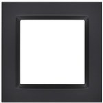 1-fold frame - universal horizontal and vertical, black matt, SIMON10