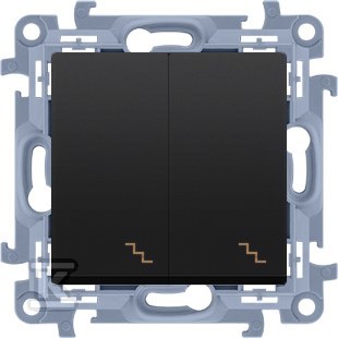 Double stair switch (module) 10AX, - CW6/2.01/49