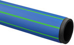 Труба Tytan тип 3 для водопостачання PE100-RC 63x3.8мм, штанга 12м, PN10 SDR17, колір синій /12м/
