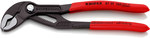 KNIPEX 87 01 180 Cobra® Verstellbare Rohrzange der neuen Generation Aus rutschfestem Kunststoff, phosphatiert, grau 180 mm