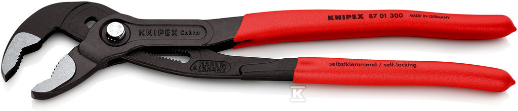 Nastavitelné kleště na trubky KNIPEX - 87 01 300