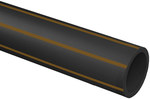 PE100 sewer pipe 90x8.2mm, barbell 12m, PN16 SDR11, black color /12m/