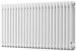 Modular heater TUBUS 3 1122x700, 1750W, side connection, spacing = 632mm, color: white gloss (c35)