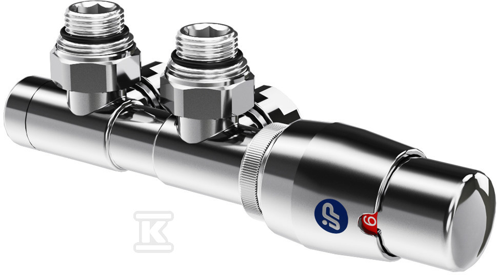 Zestaw termostatyczny kątowy Z15 Chrom - 602200000VTLC01