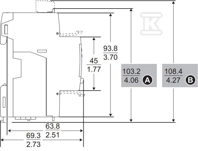 Licznik energii trójfazowy 125A kl 1 - A9MEM3350