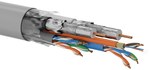 Cable Q-LANTEC Multimedia 2xU/UTP cat.5E + 2xRG6 + 2xFO G657A1, PVC, gray 500m