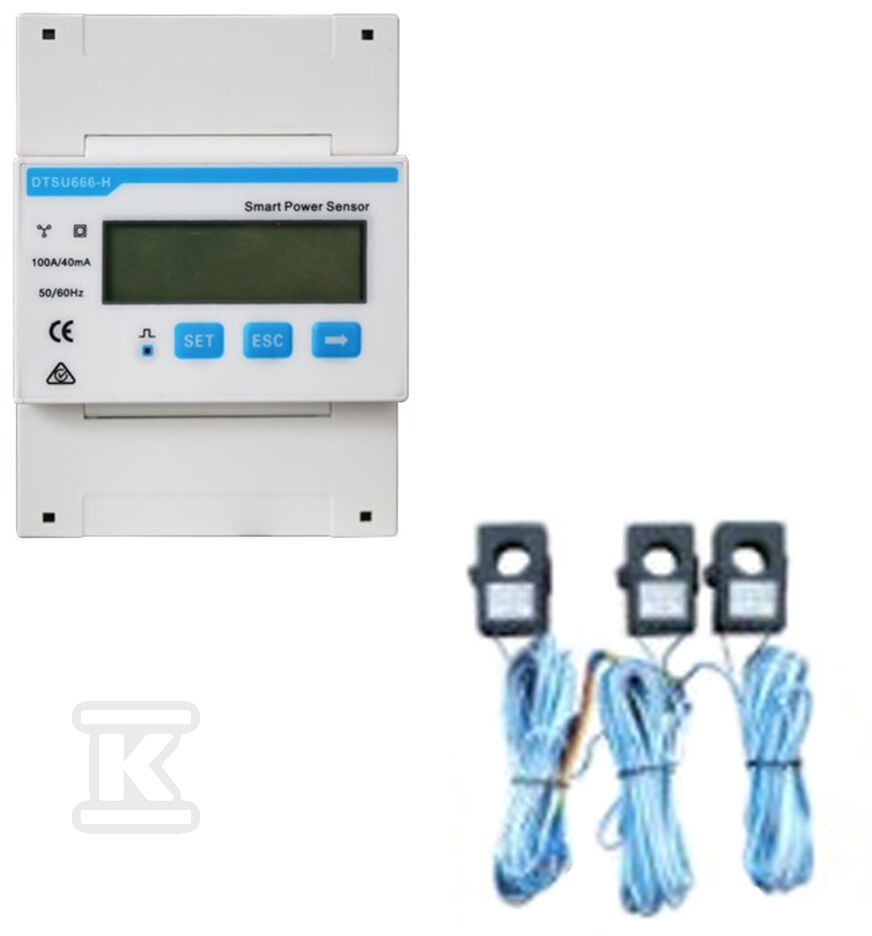 Elektromer, 3-fázový, 3p4w, LCD - DTSU666-H_250