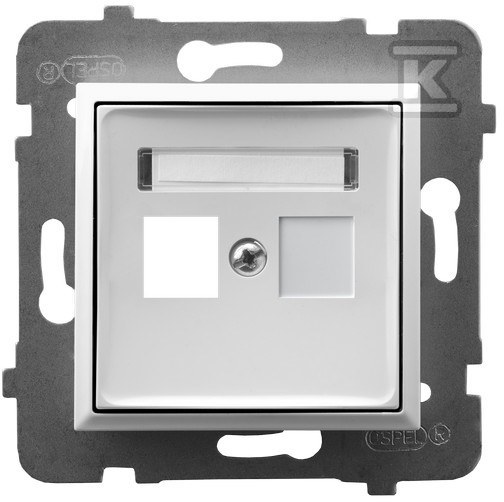 Simple Keystone single socket housing, - GPK-1U/P/00