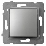 Перемикач управління з помаранчевим підсвічуванням, ARIA silver