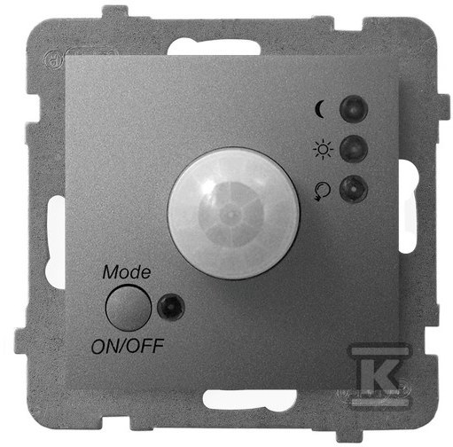 Electronic motion sensor, gray matt - ŁP-16U/M/70