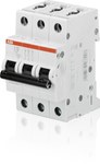 Автоматичний вимикач, 3P, характеристика D, 63A, 6kA, AC | S203-D63
