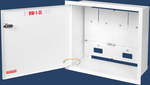 Meter switchgear 2 meters 1F solid door with lock RW-1-2L "Z" P/T