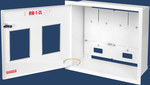 Meter switchgear 2 meters 1F door with windows RW-1-2L"Z"O P/T