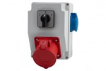 Switchgear, RS-KOMBI socket 16/5, 230V, switch L/P(16A)