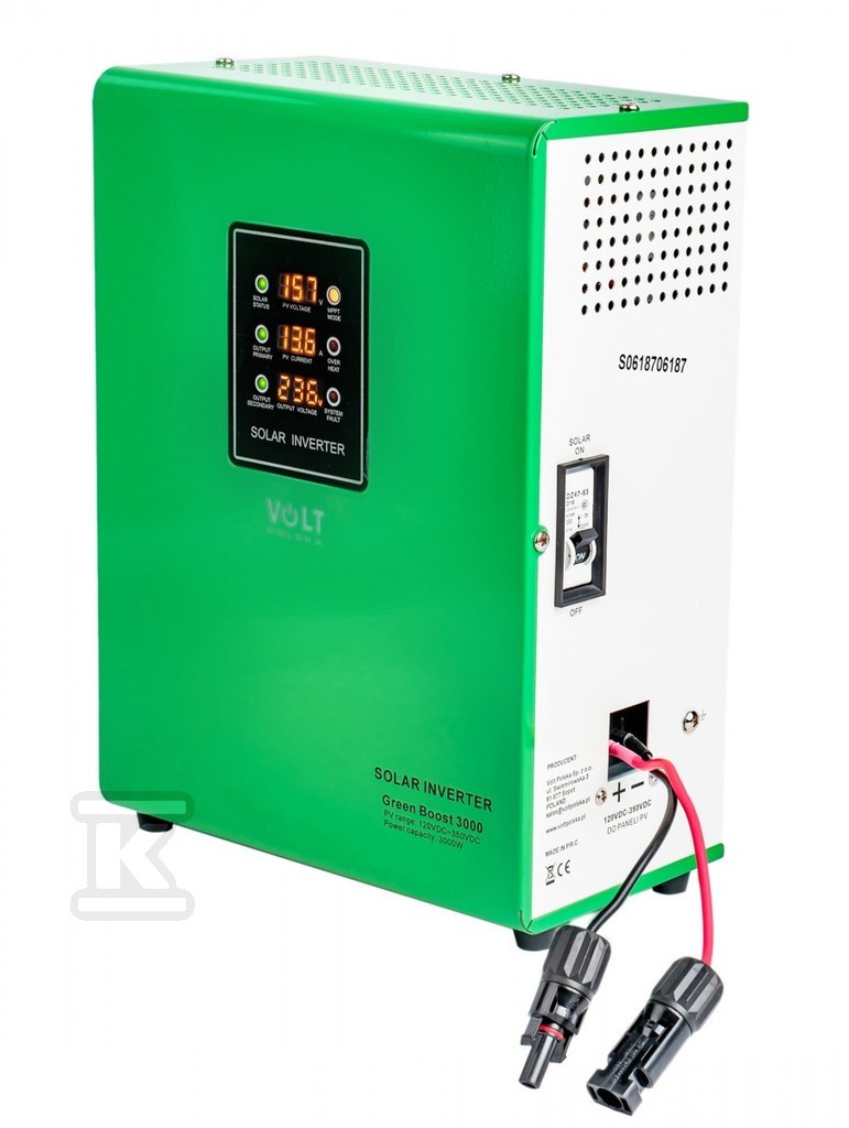 GREEN BOOST MPPT 3000 szolár átalakító - 3SR3000001