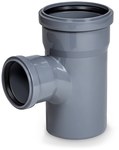 Internal sewage tee PP-HT 40x40/45 sanitary gray