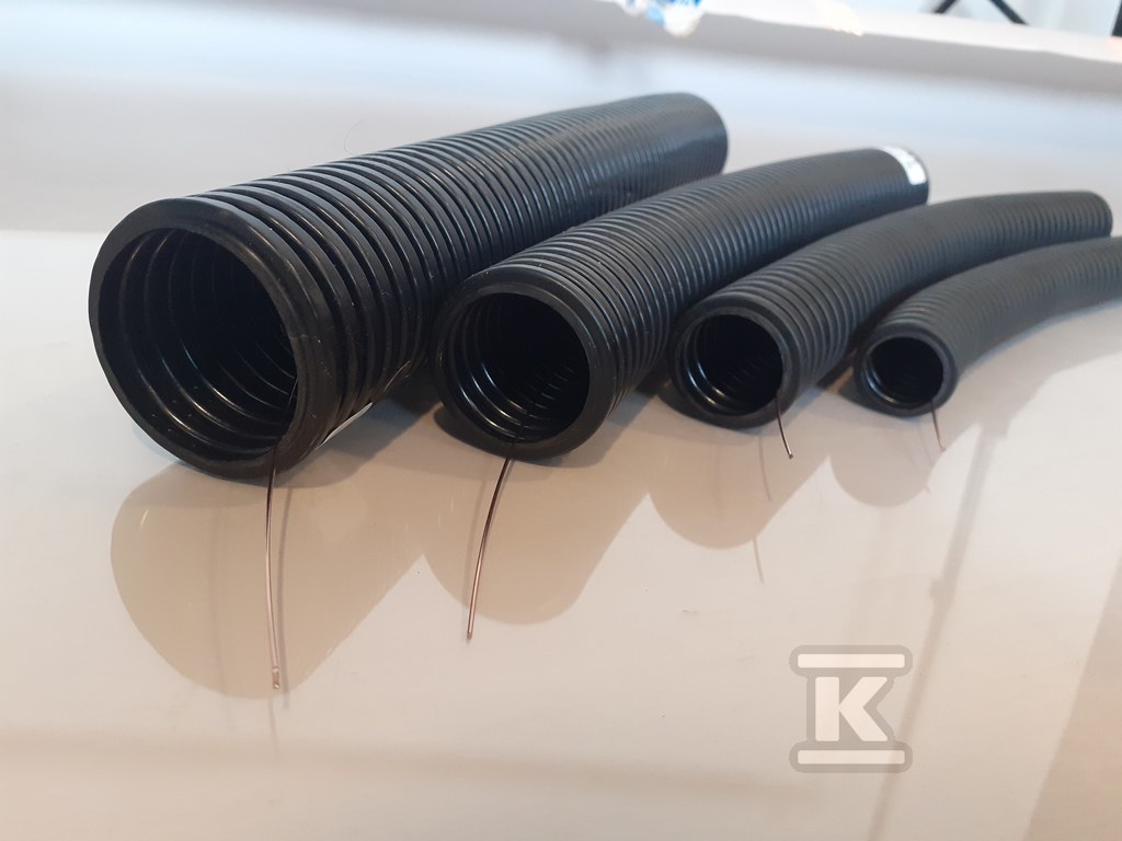 Rura giętka Karbowana Bezhalogenowa, - 05.254