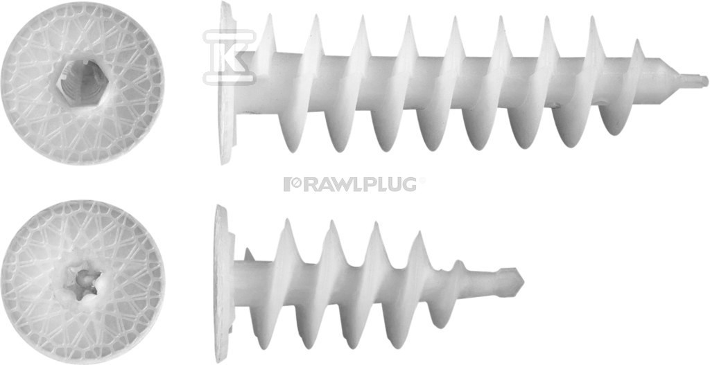 Spiral pin for polystyrene 80 mm - R-ISO-PLUG-80