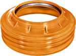 PP-Manschette DN 425x315mm mit Dichtungen 425 und 315, orange (Diamir 425NW)