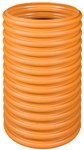 PP pipe, shaft / rising DN/ID 400x2000mm SN4, corrugated without socket, orange color (Diamir 400K well)