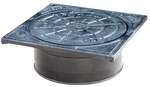 Cast iron manhole dn 315mm, class B125 = 12.5t (Diamir 315 well)