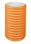 Pipe PP, shaft / rising DN/ID 600x2000mm SN4, corrugated two-layer socketless, orange color (Diamir 600 well)