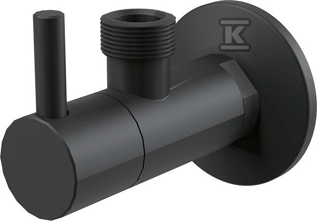 Angle valve with filter 1/2x1/2, - ARV003-BLACK