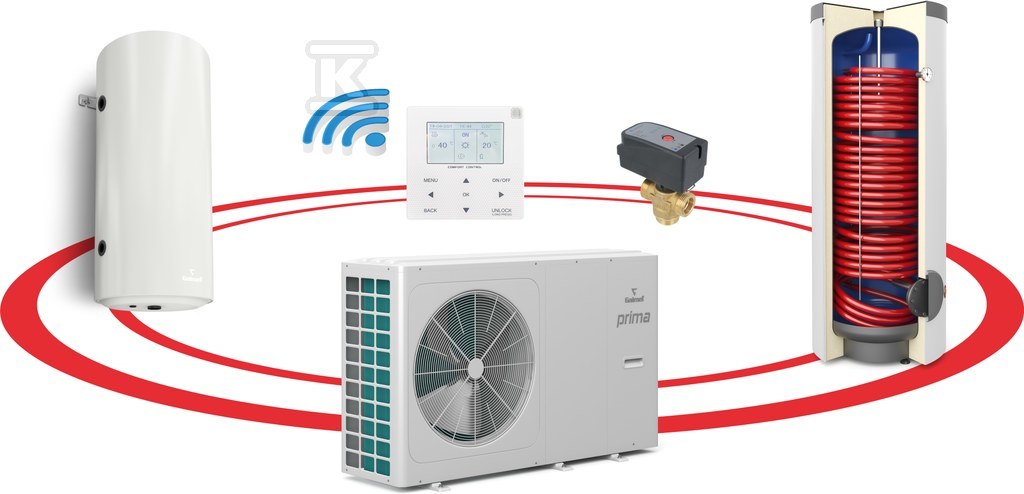 Тепловий насос MONOBLOK PRIMA Гібридна - SG-000045