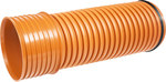 External sewage pipe PP K2-KAN DN/ID 150x3000 SN12, 2-layer corrugated socket, with a gasket, orange