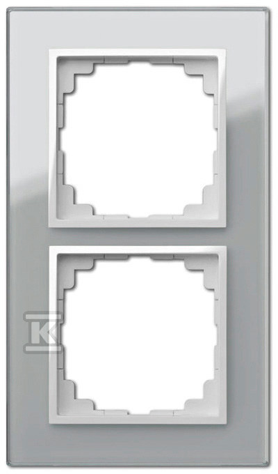 Frame x2 GLASS, silver, VESTRA - 3872-63