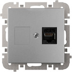 1xHDMI роз'єм без рамки, колір срібло, VESTRA