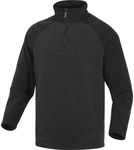 Bluza z polaru poliestru, 200 g/m2 szaro-czarny 3XL