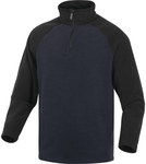 Флісова кофта з поліестеру, 200 г/м2 темно-синьо-чорного кольору 3XL