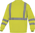 Bluza ostrzegawcza molton z poliestru (75%) i bawełny (35%) 280 g/m2, kl. 3 żółty fluo 3XL