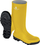 Захисне взуття високе з ПВХ жовто-чорне 39