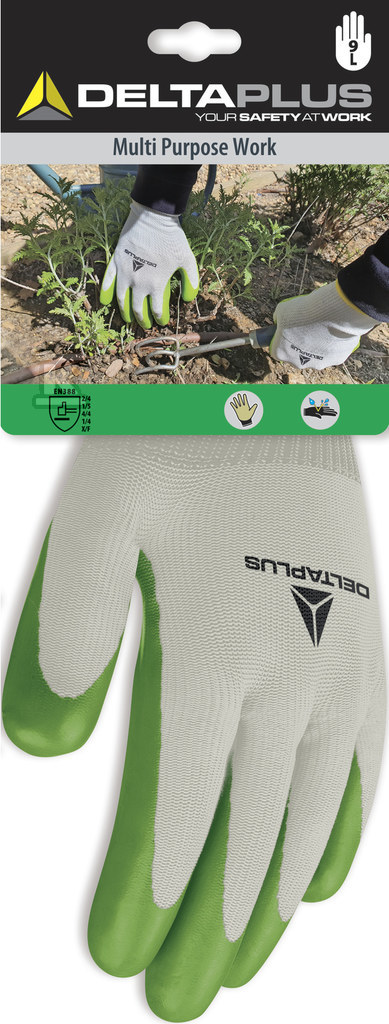 Садові рукавички, долоня з покриттям з - DPVE733VE09