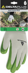 Садові рукавички, долоня з покриттям з латексу pure біло-зелені 10