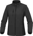 Bluza z tkaniny softshell z poliestru (96%) i elastanu (4%), odpinane rękawy szaro-czarny xS