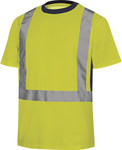 Попереджувальна футболка з бавовни (55%) та поліестеру (45%), 150 г/м2, клас 2 жовтого флуоресцентного кольору XXL