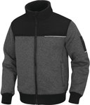 Флісова кофта з поліестеру 550 г/м2 сіро-чорна XXL