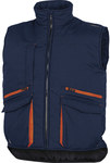Утеплена жилетка з багатьма кишенями, з поліестеру (65%) і бавовни (35%), підходить до серії panostyle темно-синьо-помаранчевий S