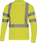 Футболка з довгими рукавами, з поліестеру (100%), 235 г/м2, кл. 3 жовтий флуоресцентний XXL