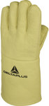 Рукавиці зварювальні з арамідної тканини та бавовни, манжет 16 см жовті універсальні
