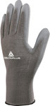 Рукавички в'язані з поліестеру, долоня покрита поліуретаном, індивідуальна упаковка сірі 7